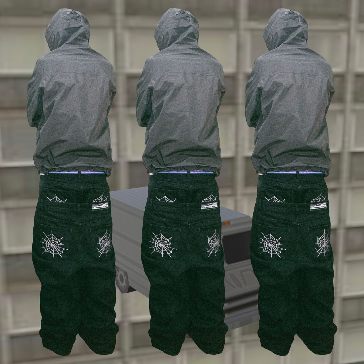 Spider Web Jeans