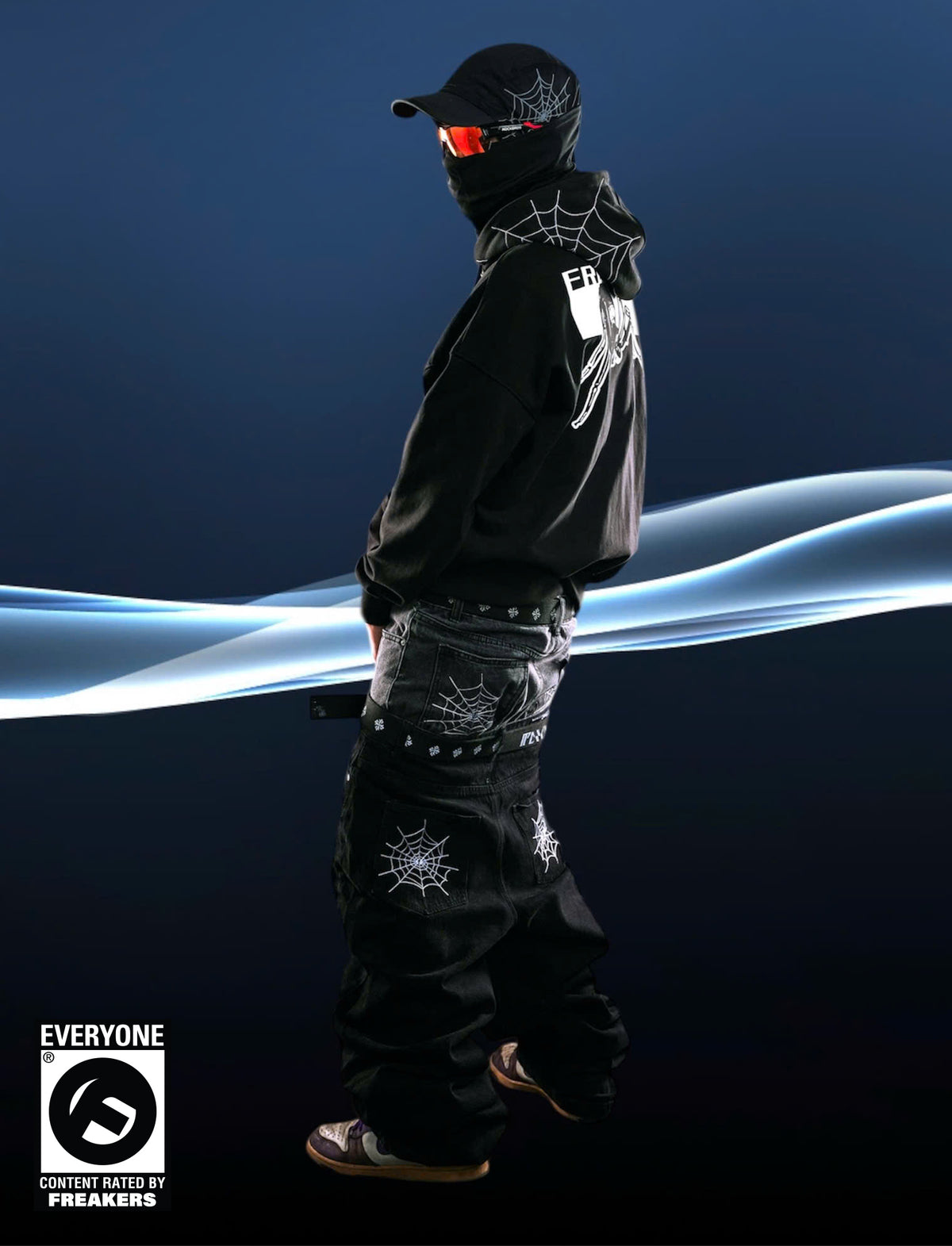Spider Web Ski Mask